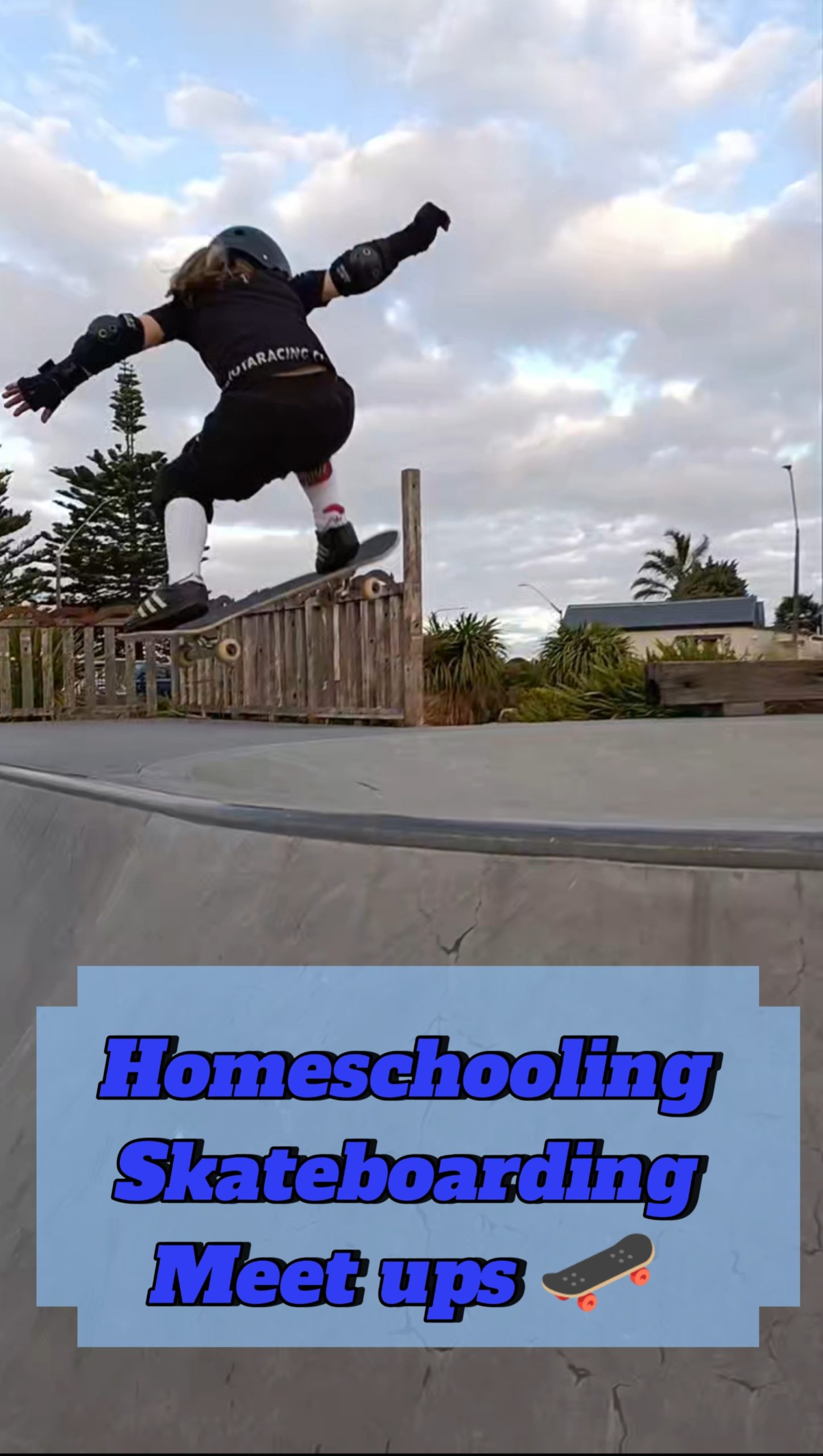 Homeschooling skateboarding meet up, skate competition week